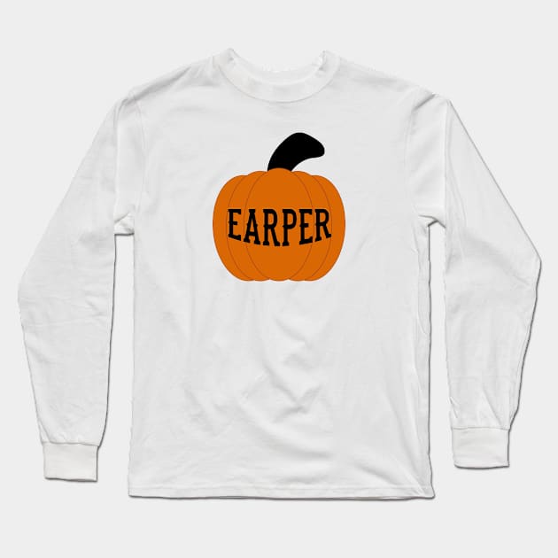 Earper Pumpkin - Wynonna Earp Long Sleeve T-Shirt by Queerdelion